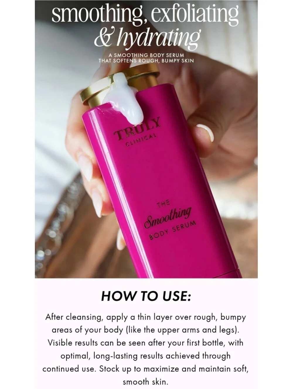 Truly The Smoothing Body Serum - sealed